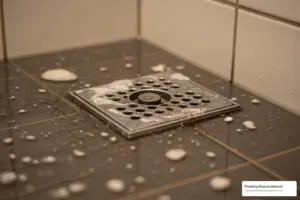 backed up shower drain