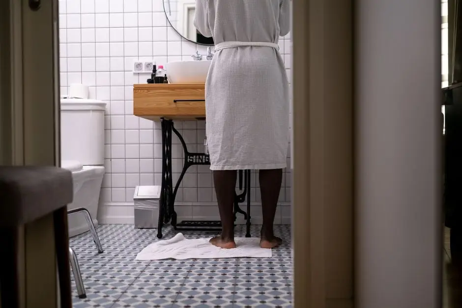 bathroom sink backed up with standing water