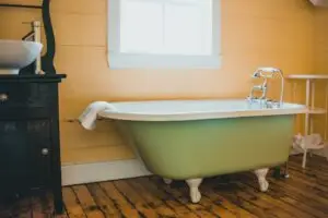 bathroom tub drain clogged